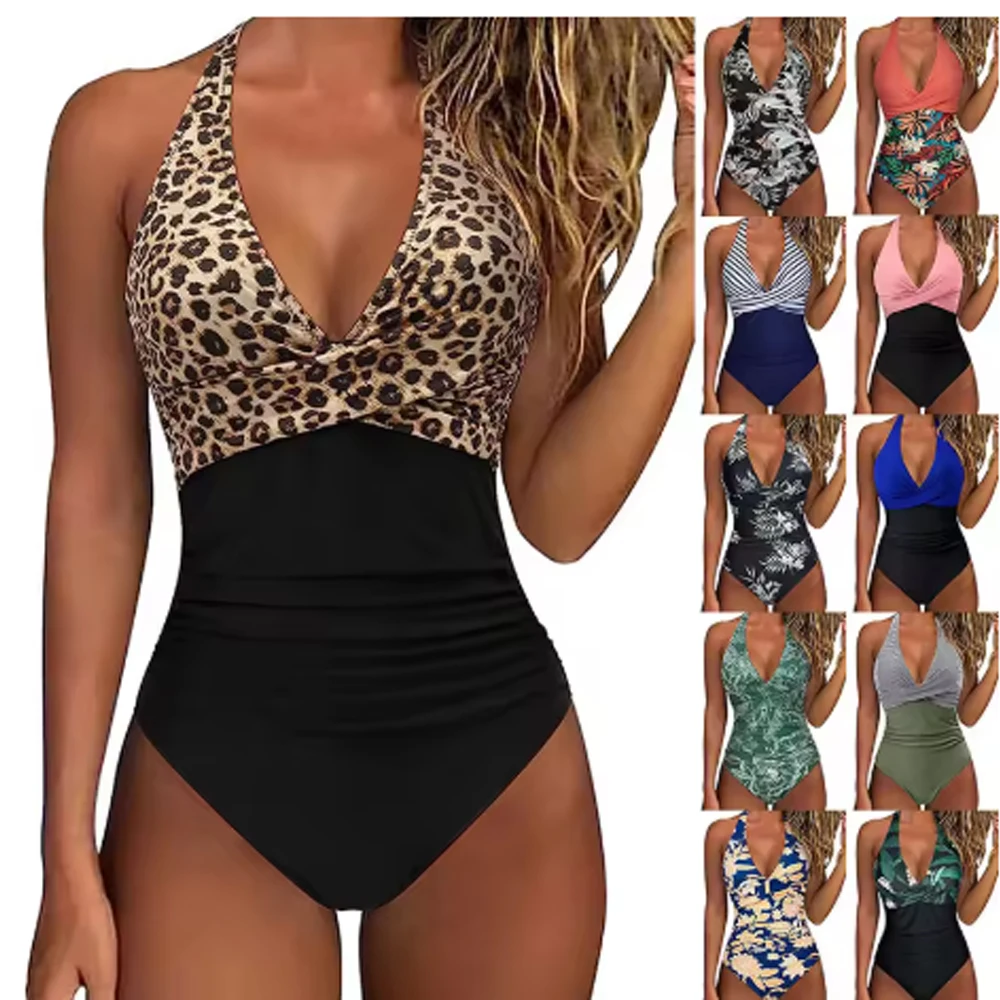 2026 Print One Piece Swimsuit Women Sexy Pleated Bathing Suit Leopard Printed Bodysuit Bikini Set Summer Fashion New Beachwear
2026 Print One Piece Swimsuit Women Sexy Pleated Bathing Suit Leopard Printed Bodysuit Bikini Set Summer Fashion New Beachwear