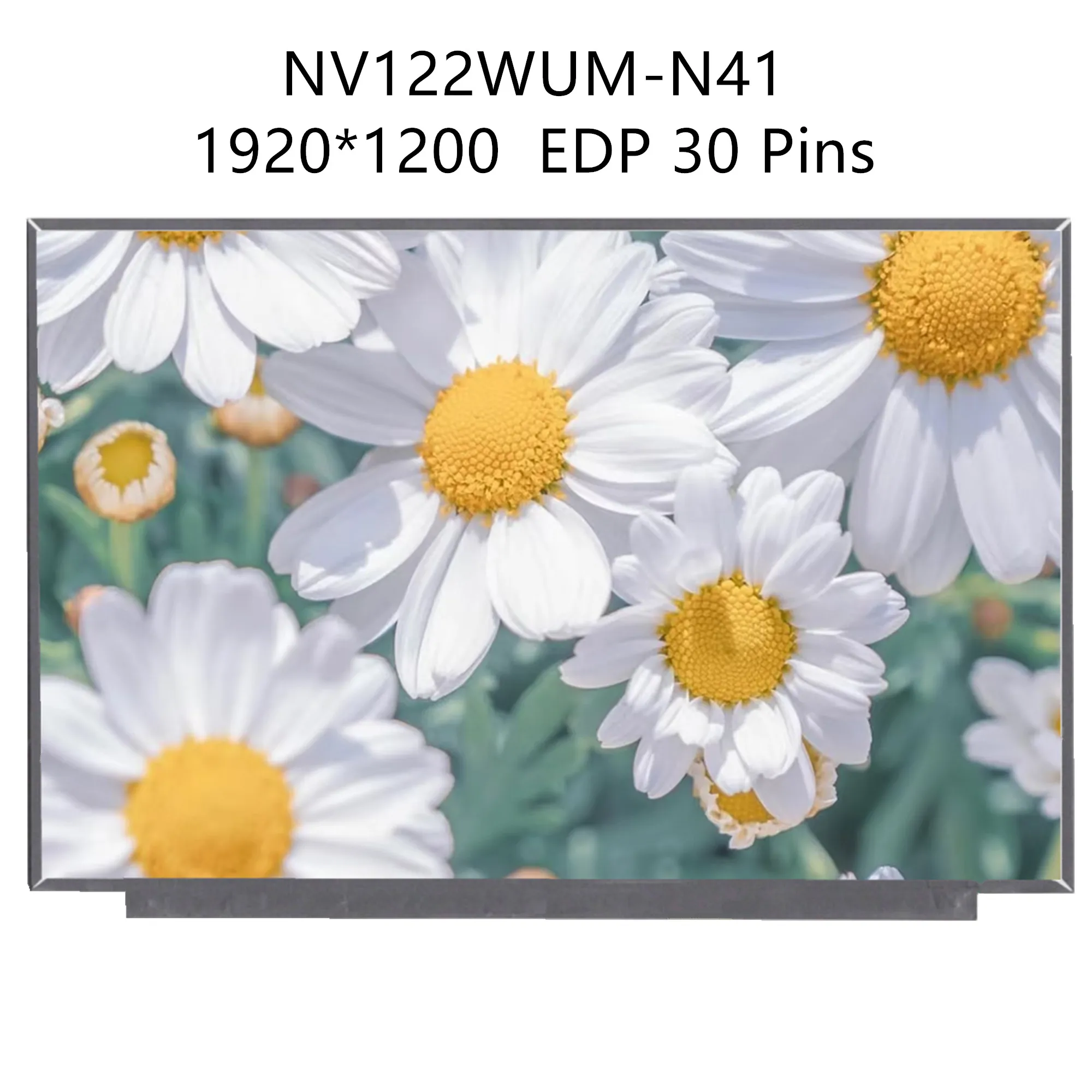 NV122WUM-N41 B122UAN01.0 12.2 inch IPS Laptop LCD Screen Display Panel Matrix Replacement 1920x1200 30 Pins EDP
NV122WUM-N41 B122UAN01.0 12.2 inch IPS Laptop LCD Screen Display Panel Matrix Replacement 1920x1200 30 Pins EDP