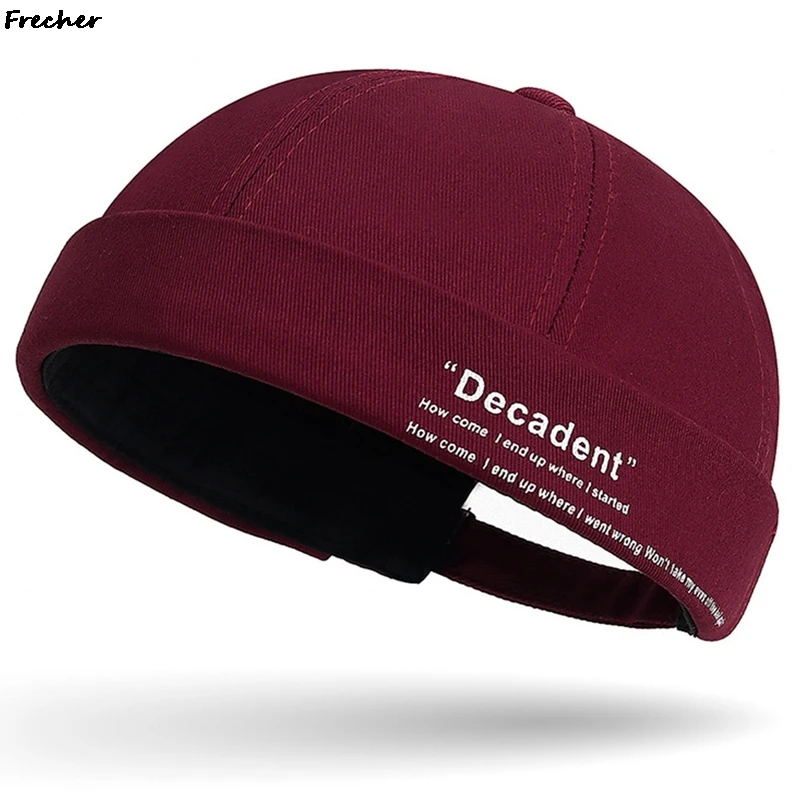 Men Brimless Skullies Cap Street Hip Hop Beanies Hat Solid Color Landlord Hats 2025 Fashion Docker Hats Vintage Melon Cap New
Men Brimless Skullies Cap Street Hip Hop Beanies Hat Solid Color Landlord Hats 2025 Fashion Docker Hats Vintage Melon Cap New