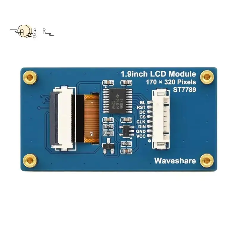 A18R -1.9 Inch IPS LCD Display Module 170X320 Resolution SPI Interface For Arduino/ Raspberry Pi / STM32
A18R -1.9 Inch IPS LCD Display Module 170X320 Resolution SPI Interface For Arduino/ Raspberry Pi / STM32