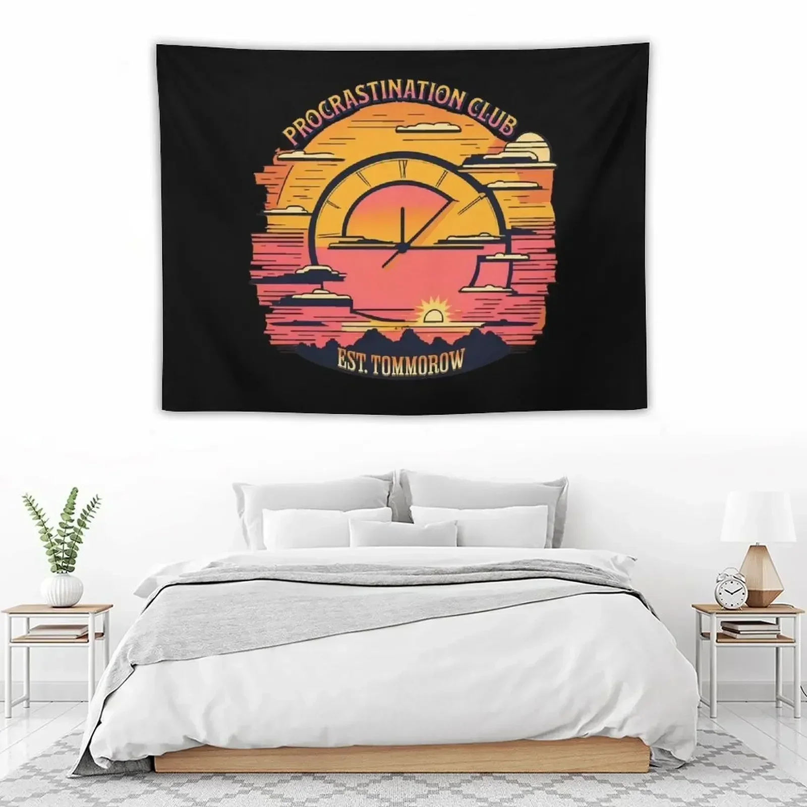 Funny Procrastination Retro Sunset for Procrastinators Tapestry Bedroom Decorations Things To The Room Tapestry
Funny Procrastination Retro Sunset for Procrastinators Tapestry Bedroom Decorations Things To The Room Tapestry
