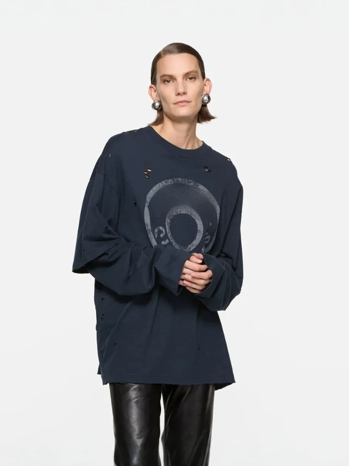 Винтажная футболка с логотипом AC, с длинными рукавами и круглым вырезом, мужская, свободного кроя, из хлопка, в городском стиле, повседневная, с принтом.
Винтажная футболка с логотипом AC, с длинными рукавами и круглым вырезом, мужская, свободного кроя, из хлопка, в городском стиле, повседневная, с принтом.