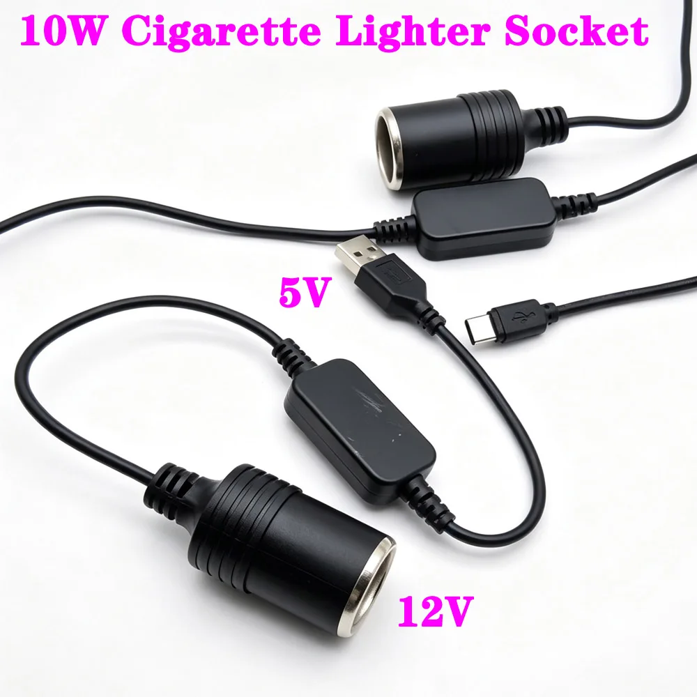 1pcs 5V To 12V For Cigarette Lighter Socket USB Converter Power Adapter Controller Plug Connector Automotive Connector Repair
1pcs 5V To 12V For Cigarette Lighter Socket USB Converter Power Adapter Controller Plug Connector Automotive Connector Repair