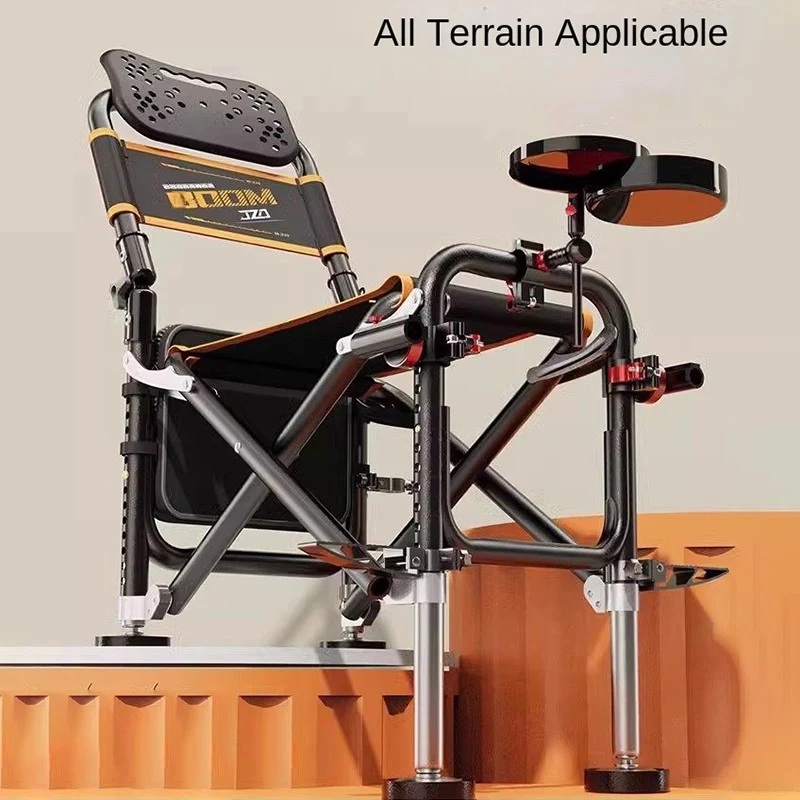 New Multi-Functional Fishing Chair Complete Set Fishing Equipment Folding Chairs Fishing Knight Chair Portable Fishing Stool
New Multi-Functional Fishing Chair Complete Set Fishing Equipment Folding Chairs Fishing Knight Chair Portable Fishing Stool