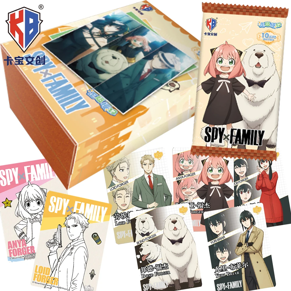 New Genuine KABAO Spy X Family Collection Cards Fashion ID Style Anime Character Trend Exquisite High-quality Cards Toys Gifts
New Genuine KABAO Spy X Family Collection Cards Fashion ID Style Anime Character Trend Exquisite High-quality Cards Toys Gifts