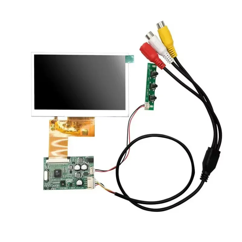 4.3 Inch New LCD Display RGB 480(RGB)x272 with AV Driver Board Module Kit Monitor for Car AV Digital Photo Frame Multi-function
4.3 Inch New LCD Display RGB 480(RGB)x272 with AV Driver Board Module Kit Monitor for Car AV Digital Photo Frame Multi-function
