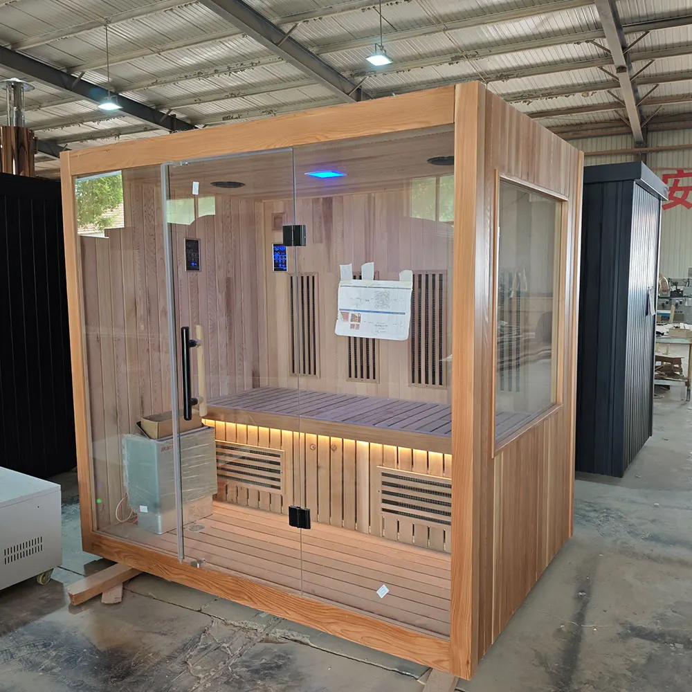 Outdoor Full-spectrum Low-radiation Sauna Home Health Therapy Cabin Portable Hot Ice Spa House Infrared Sauna Controller
Outdoor Full-spectrum Low-radiation Sauna Home Health Therapy Cabin Portable Hot Ice Spa House Infrared Sauna Controller