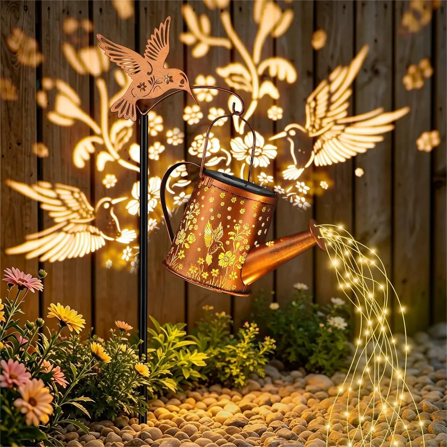 Solar Watering Can Light, Metal Outdoor Garden Decoration for Yard Patio Pathway with Pole
Solar Watering Can Light, Metal Outdoor Garden Decoration for Yard Patio Pathway with Pole