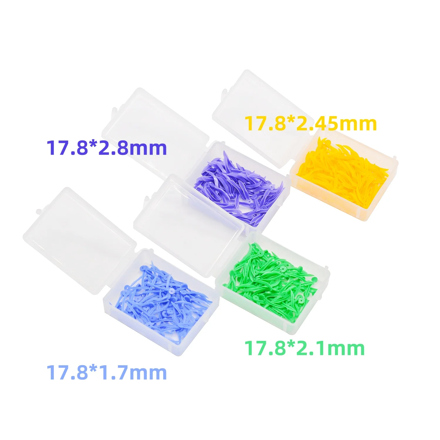 400Pcs/Pack Dental Disposable Tooth Gap Wedges with End Hole 4 Sizes Plastic Medical Oral Care Accessories for Dentist Clinic
400Pcs/Pack Dental Disposable Tooth Gap Wedges with End Hole 4 Sizes Plastic Medical Oral Care Accessories for Dentist Clinic