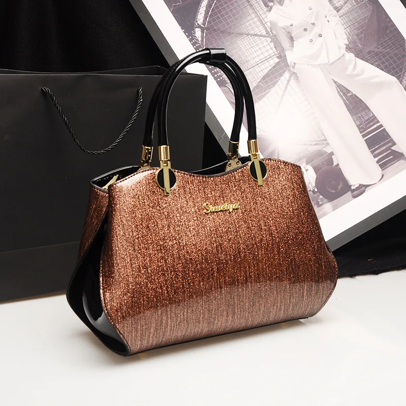 Women Glossy Patent Leather Handbags Top Handle Purse Satchel Bag Stylish Handbag Medium Tote s Shoulder Designer
Women Glossy Patent Leather Handbags Top Handle Purse Satchel Bag Stylish Handbag Medium Tote s Shoulder Designer