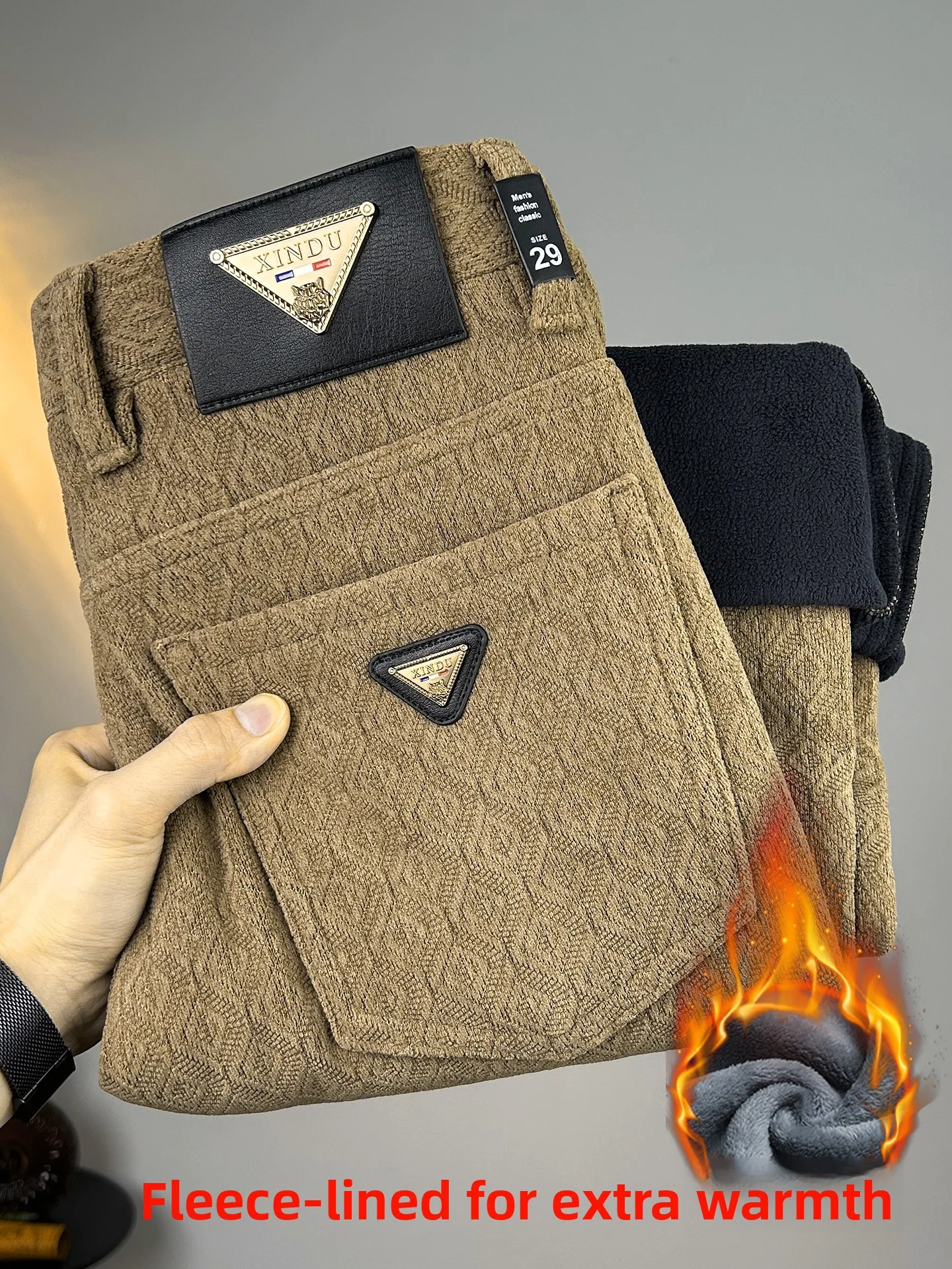 Мужские брюки премиум-класса с подкладкой, приталенные, прямые, повседневные, для осени и зимы, деловые, мягкие, удобные, теплые
Мужские брюки премиум-класса с подкладкой, приталенные, прямые, повседневные, для осени и зимы, деловые, мягкие, удобные, теплые