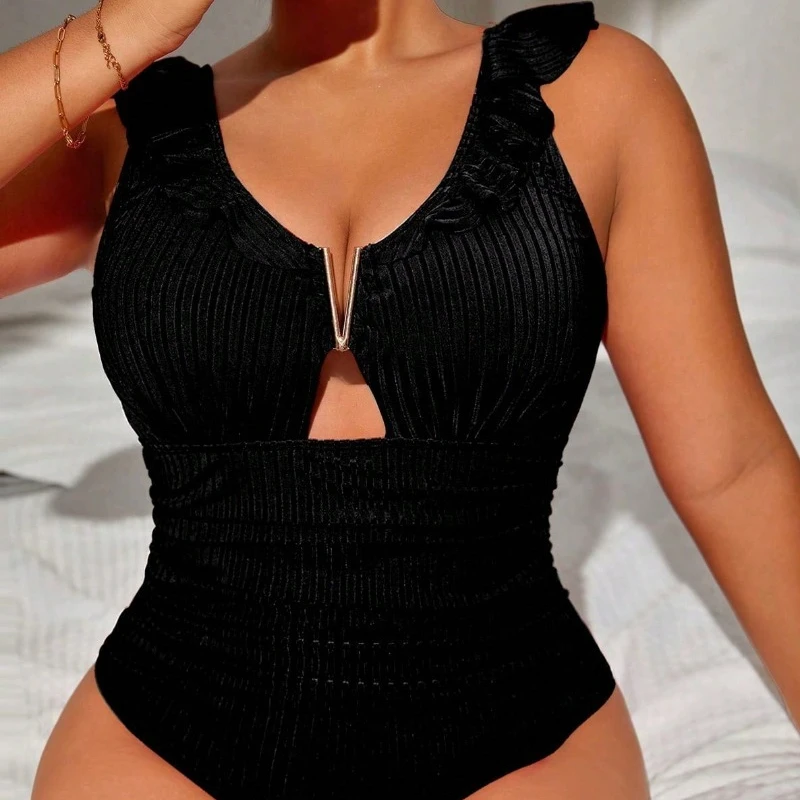 Women's One-piece Swimsuit Plus Size Sexy Triangle Pants Waist Cinched Bikini Swimwear Hollowed Swimwear Women One Piece Suits
Women's One-piece Swimsuit Plus Size Sexy Triangle Pants Waist Cinched Bikini Swimwear Hollowed Swimwear Women One Piece Suits