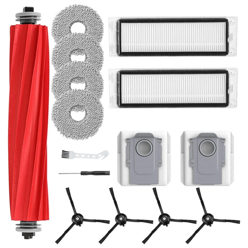 HLZS-For Roborock Q Revo Robot Vacuum Cleaner Main Side Brush Hepa Filter Mop Cloth Dust Bags Accessories
HLZS-For Roborock Q Revo Robot Vacuum Cleaner Main Side Brush Hepa Filter Mop Cloth Dust Bags Accessories