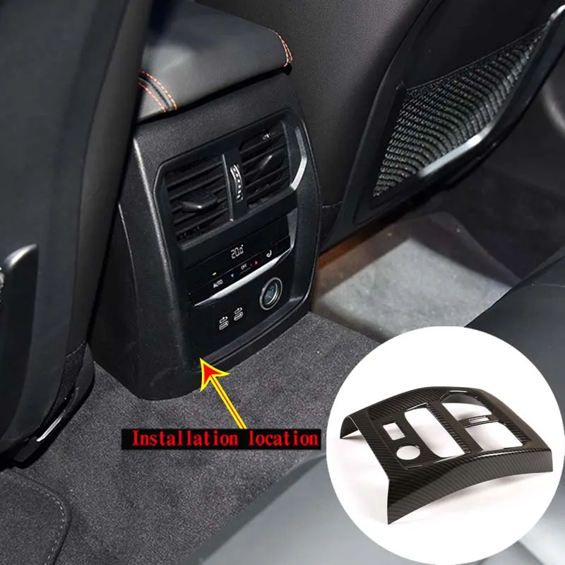 For BMW 3 Series G20G28 2019-2023 ABS Carbon Fiber Style Rear Air Conditioner Air Vent Frame Cover Decorative Sticker Auto Parts
For BMW 3 Series G20G28 2019-2023 ABS Carbon Fiber Style Rear Air Conditioner Air Vent Frame Cover Decorative Sticker Auto Parts