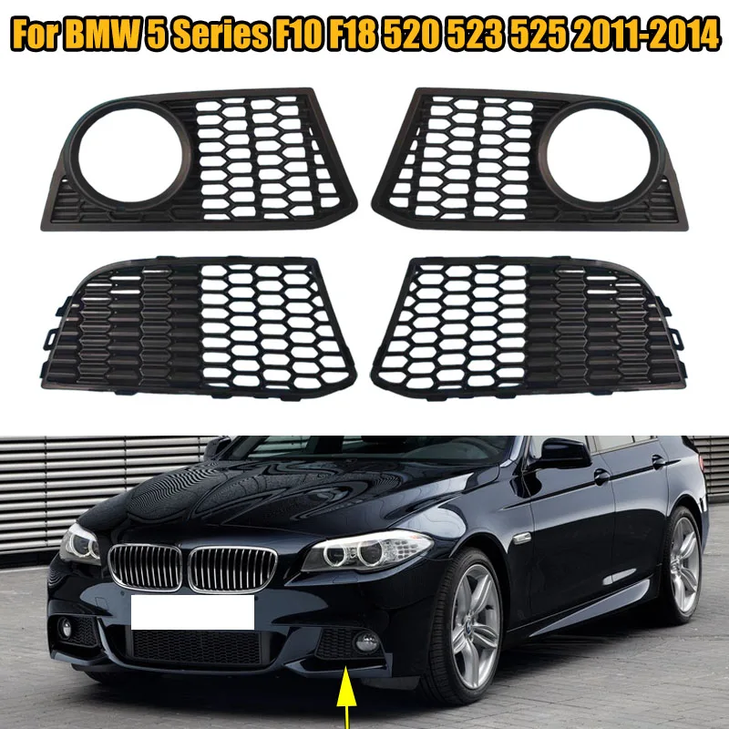 2Pcs Bumper Fog Light Lamp Grill For BMW 5 Series F10 F18 520 523 525 2011 2012 2013 2014 1 Pair Car Accessories
2Pcs Bumper Fog Light Lamp Grill For BMW 5 Series F10 F18 520 523 525 2011 2012 2013 2014 1 Pair Car Accessories