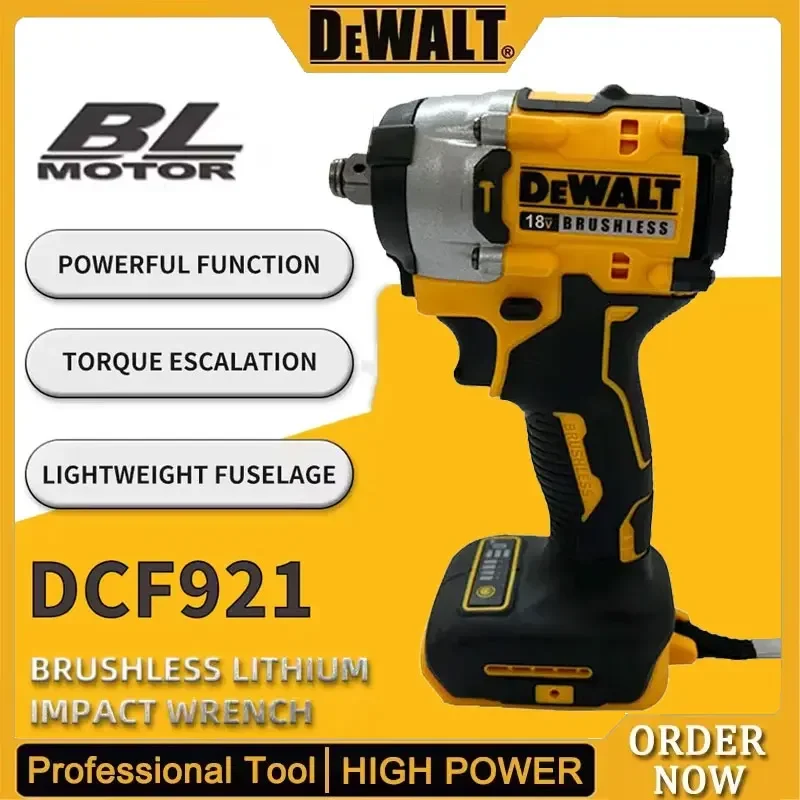 DEWALT DCF921 Brushless Impact Wrench 1/2'' Cordless Variable Speed High Torque Bare Tool For Auto Repair Home DIY Power Tool
DEWALT DCF921 Brushless Impact Wrench 1/2'' Cordless Variable Speed High Torque Bare Tool For Auto Repair Home DIY Power Tool