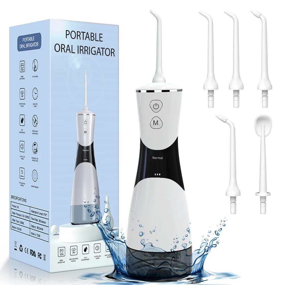 Беспроводной перезаряжаемый USB-ирригатор для полости рта с 5 режимами работы, ЖК-дисплеем, водонепроницаемый (IPX7), для домашнего использования
Беспроводной перезаряжаемый USB-ирригатор для полости рта с 5 режимами работы, ЖК-дисплеем, водонепроницаемый (IPX7), для домашнего использования
