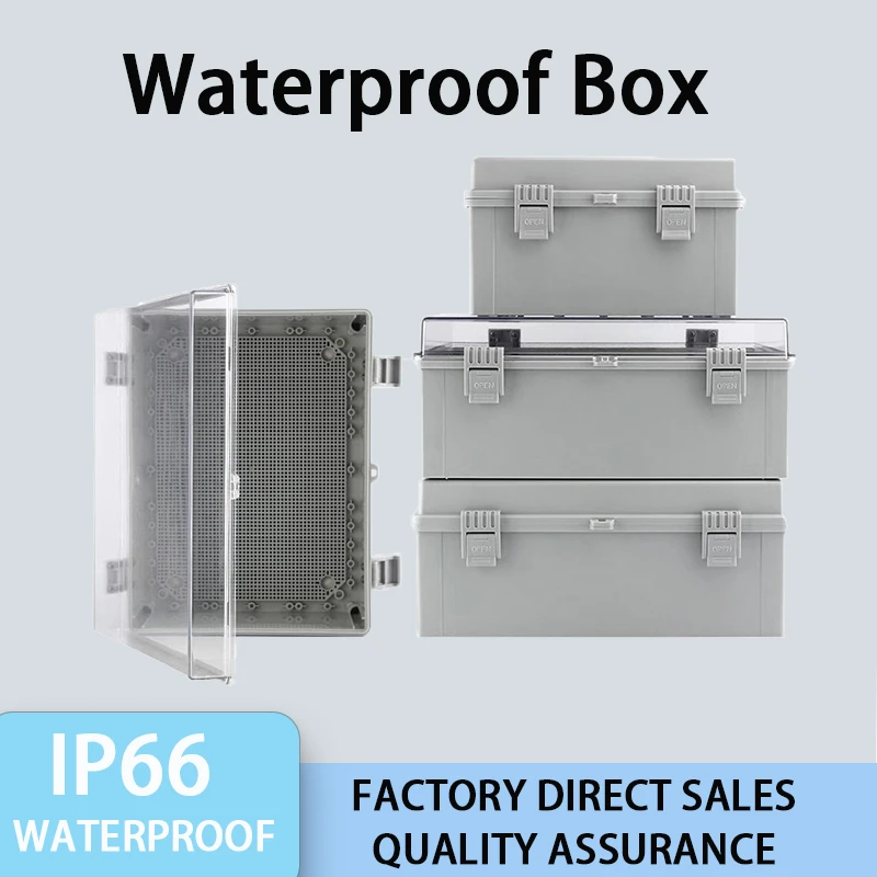IP66 ABS + ПК серая/прозрачная крышка распределительной коробки водонепроницаемая распределительная коробка пластиковая уличная водонепроницаемая
IP66 ABS + ПК серая/прозрачная крышка распределительной коробки водонепроницаемая распределительная коробка пластиковая уличная водонепроницаемая