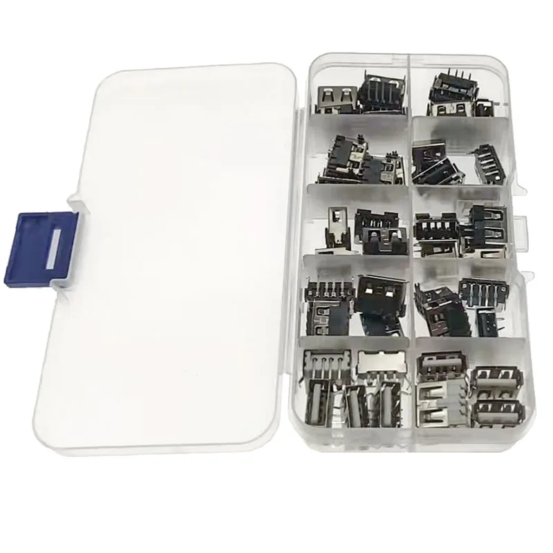 7 Types Female Series USB 2.0 DIP 4 Pin Type A 90 Insert Direct Data Charging Plug Socket Jack Connector Cord Adapter
7 Types Female Series USB 2.0 DIP 4 Pin Type A 90 Insert Direct Data Charging Plug Socket Jack Connector Cord Adapter