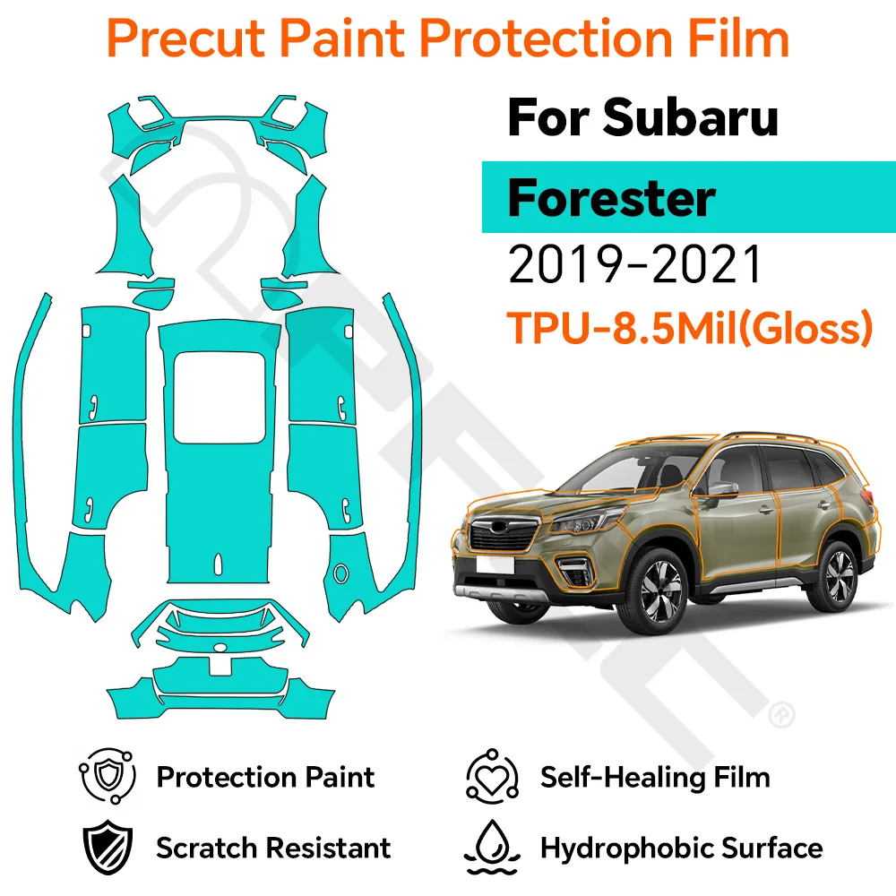 For Subaru Forester 2019-2021 TPU PPF 8.5Mil Thick Clear Self Healing Wrap Precut Full Car Anti-Scratch Car Exterior Accessories
For Subaru Forester 2019-2021 TPU PPF 8.5Mil Thick Clear Self Healing Wrap Precut Full Car Anti-Scratch Car Exterior Accessories