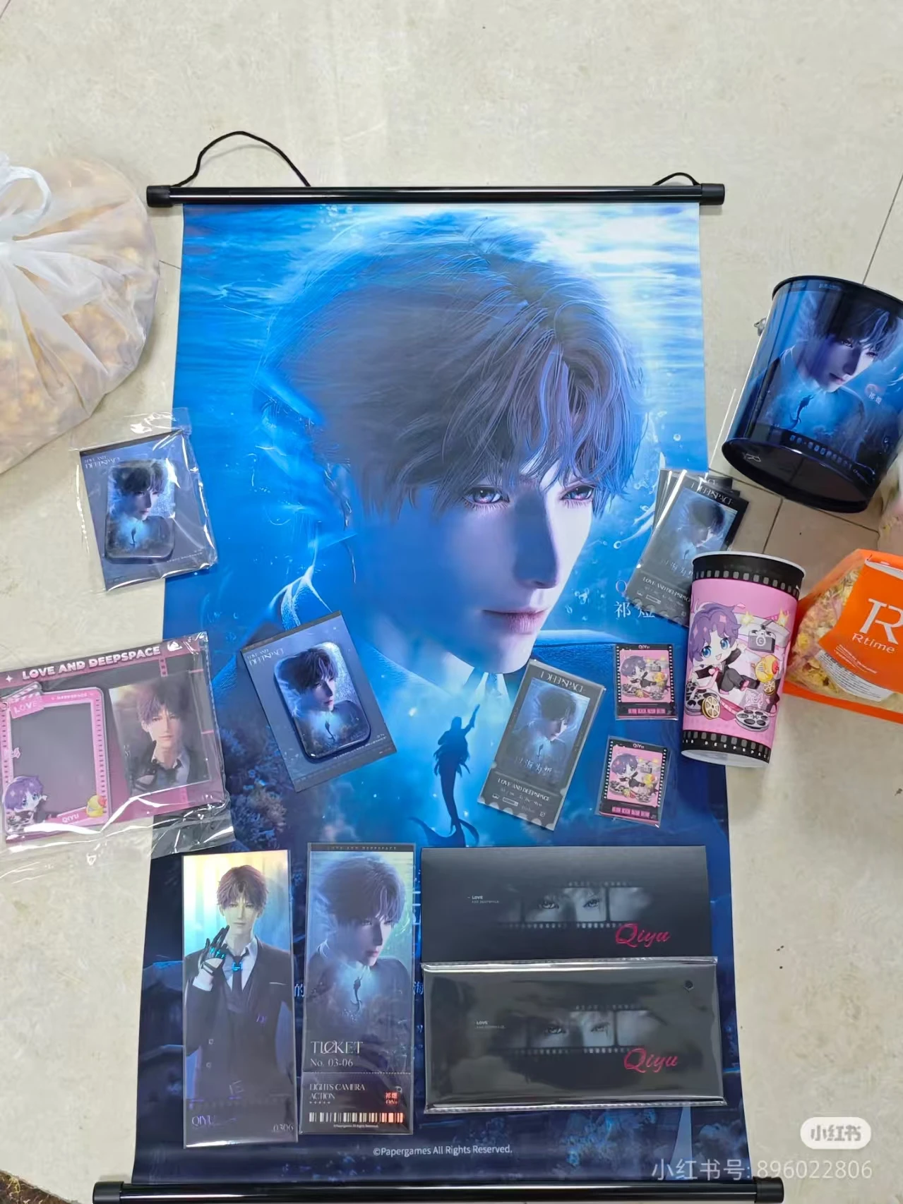 In Stock Official Collab Love and Deepspace X WANDA FILM Rafayel Popcorn Bucket Plastic Cup Acrylic Pendant Badge Laser Ticket
In Stock Official Collab Love and Deepspace X WANDA FILM Rafayel Popcorn Bucket Plastic Cup Acrylic Pendant Badge Laser Ticket