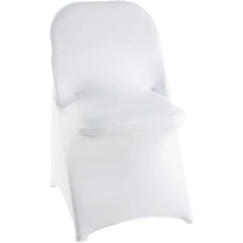 50 Pack White Spandex Folding Chair Covers for Wedding and Party Events - Stretch Elastic Decorations
50 Pack White Spandex Folding Chair Covers for Wedding and Party Events - Stretch Elastic Decorations