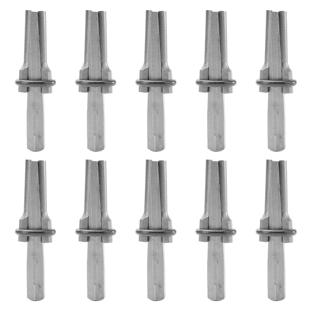 10* Splitter Stone Splitter As Picture Shown 105MM 10PCS 16mm 5/8 Inch Feather Hand Metal Plug Rock Shims Tool
10* Splitter Stone Splitter As Picture Shown 105MM 10PCS 16mm 5/8 Inch Feather Hand Metal Plug Rock Shims Tool