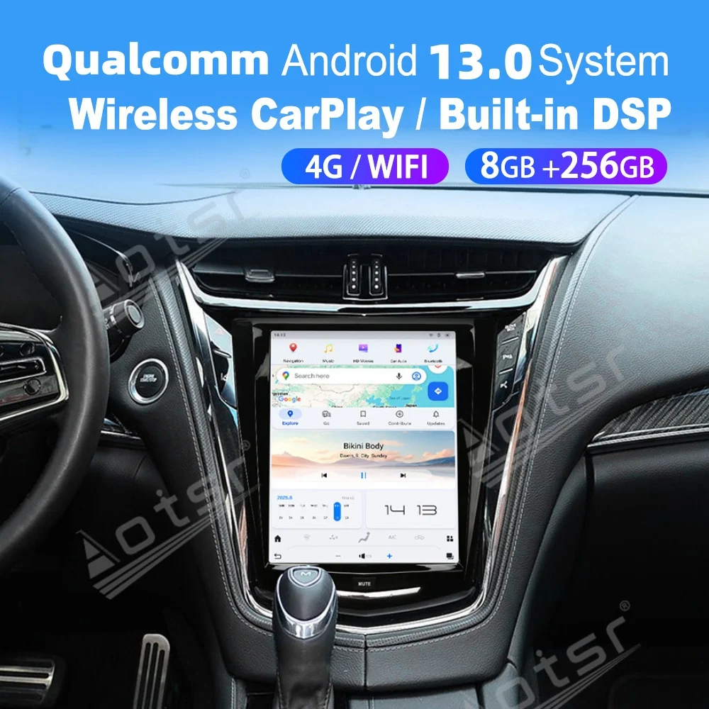 10.25-дюймовый мультимедийный автомобильный радиоприемник с Android Auto и CarPlay для Cadillac ATS, CTS, SRX, Escalade 2014-2018 годов выпуска, GPS-навигация, головное устройство
10.25-дюймовый мультимедийный автомобильный радиоприемник с Android Auto и CarPlay для Cadillac ATS, CTS, SRX, Escalade 2014-2018 годов выпуска, GPS-навигация, головное устройство