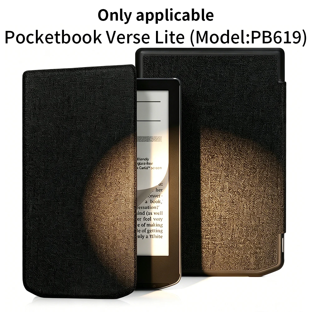 Full Wrap Protective Case For PocketBook Verse Lite PB619 E-book Reader PU Leather Flip Cover With Hand Strap
Full Wrap Protective Case For PocketBook Verse Lite PB619 E-book Reader PU Leather Flip Cover With Hand Strap