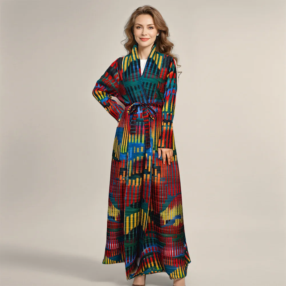 Middle Eastern women's robe Muslim Arabic robe Women's print lace-up loose temperament skirt jacket Fashion simple temperament E
Middle Eastern women's robe Muslim Arabic robe Women's print lace-up loose temperament skirt jacket Fashion simple temperament E