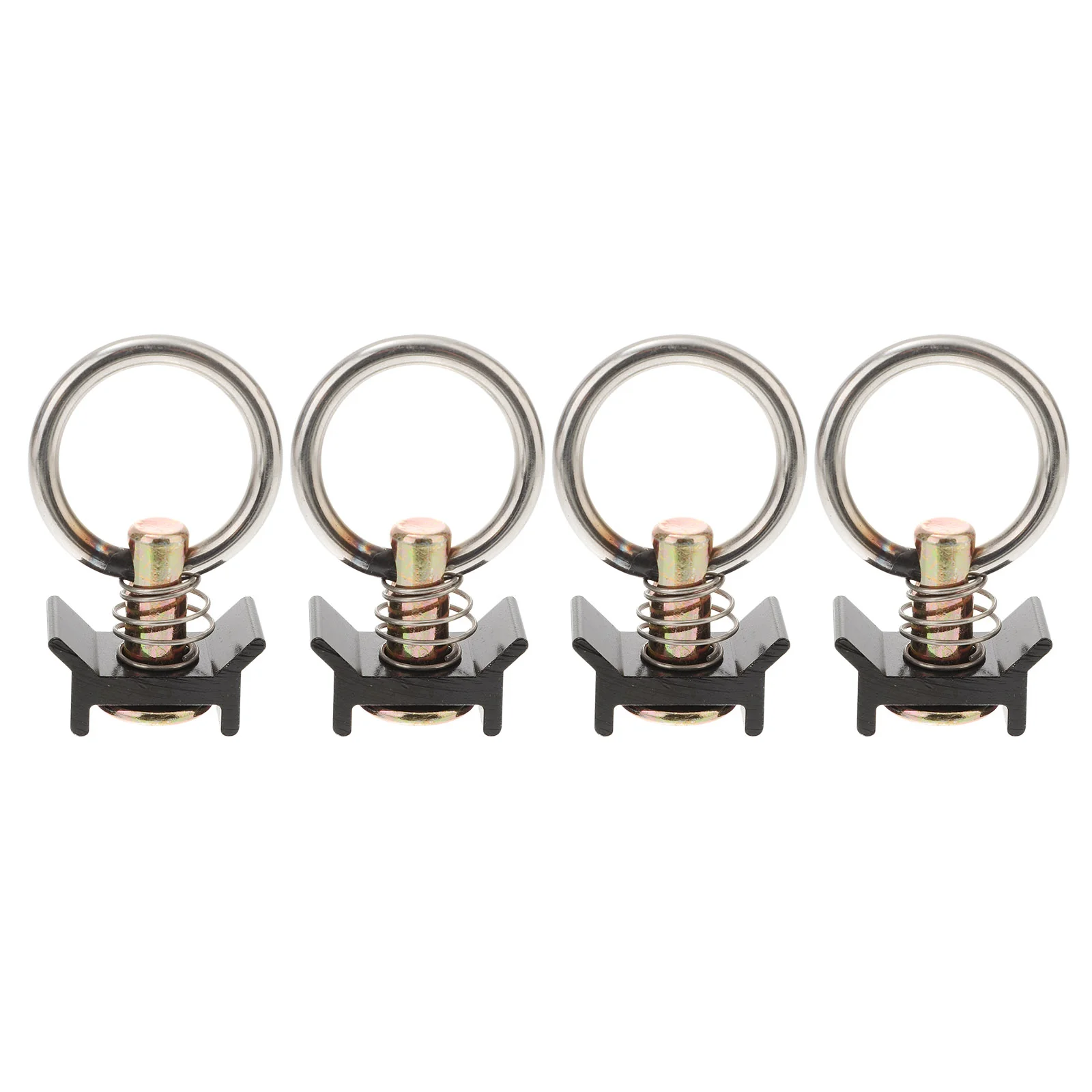 4 Pcs E Track Accessories Round Anchor Point Tie down Kit Bolts Single Stud Fitting for Hook Rails Ring Fittings
4 Pcs E Track Accessories Round Anchor Point Tie down Kit Bolts Single Stud Fitting for Hook Rails Ring Fittings