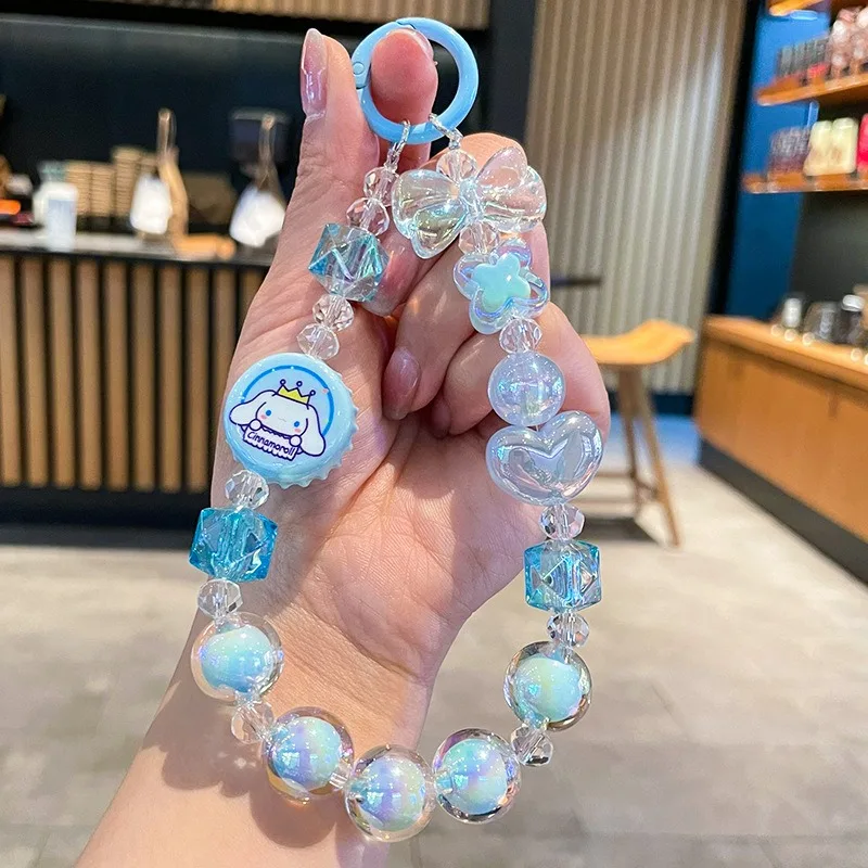 Cute Sanrio Hello Kitty Phone Pendant Anime Kuromi Cinnamoroll Beaded Phone Case Chain Keychain Backpack Accessories Gift
Cute Sanrio Hello Kitty Phone Pendant Anime Kuromi Cinnamoroll Beaded Phone Case Chain Keychain Backpack Accessories Gift
