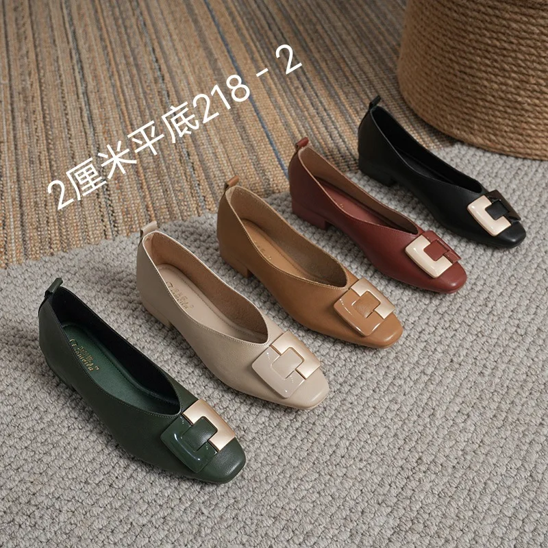 Woman Square Toe Low Heeled Metal Decoration Red Mary Janes Cute Casual Ballerina Female Flats Elegant Soft Soled Flat Shoes
Woman Square Toe Low Heeled Metal Decoration Red Mary Janes Cute Casual Ballerina Female Flats Elegant Soft Soled Flat Shoes