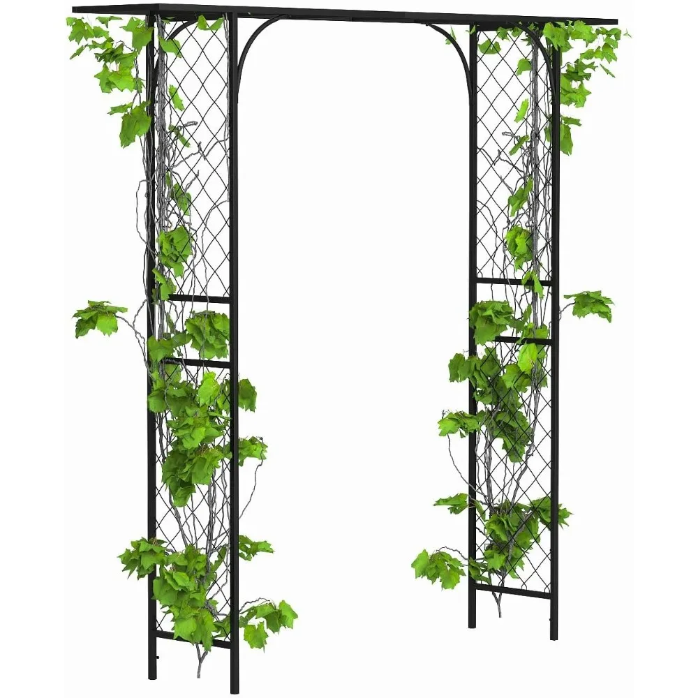 Metal Garden Arbor, 83.5'' High x 82.7'' Wide, Outdoor Arch for Climbing Plant, Decorations Pergola
Metal Garden Arbor, 83.5'' High x 82.7'' Wide, Outdoor Arch for Climbing Plant, Decorations Pergola