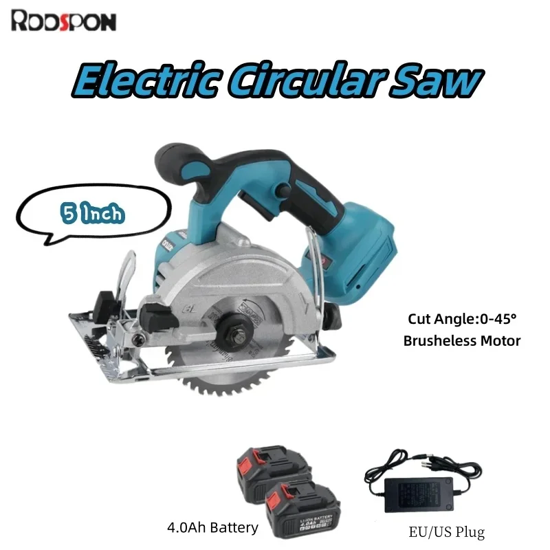 Electric Circular Saw Brushless Handheld Saw Woodworking Charging Cutting Machine Household Handheld Saws for Makita 18V Battery
Electric Circular Saw Brushless Handheld Saw Woodworking Charging Cutting Machine Household Handheld Saws for Makita 18V Battery