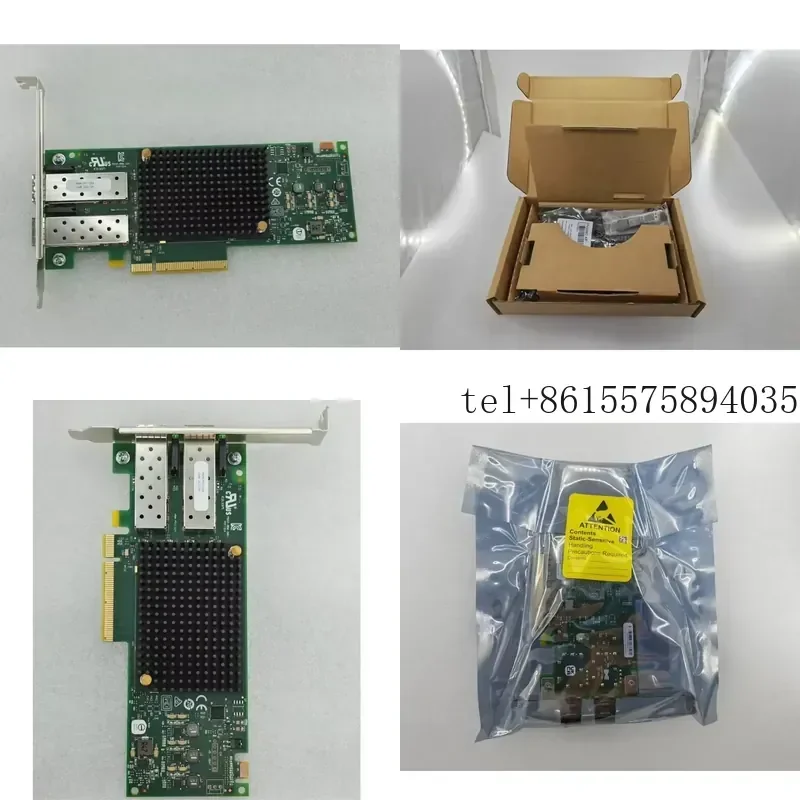 Hot Broadcom Fibre Channel Card LPE32002 EMULEX Gen6 32GFC Dual-Port FC HBA LPE32002-AP with 2xTransceivers Wired HBA Card
Hot Broadcom Fibre Channel Card LPE32002 EMULEX Gen6 32GFC Dual-Port FC HBA LPE32002-AP with 2xTransceivers Wired HBA Card