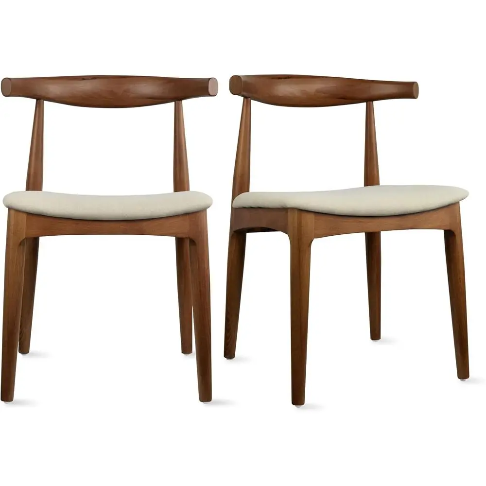 Pair of Solid Wooden Dining Chairs with Beige Linen Cushioned Seats for Home, Kitchen, and Office Use
Pair of Solid Wooden Dining Chairs with Beige Linen Cushioned Seats for Home, Kitchen, and Office Use