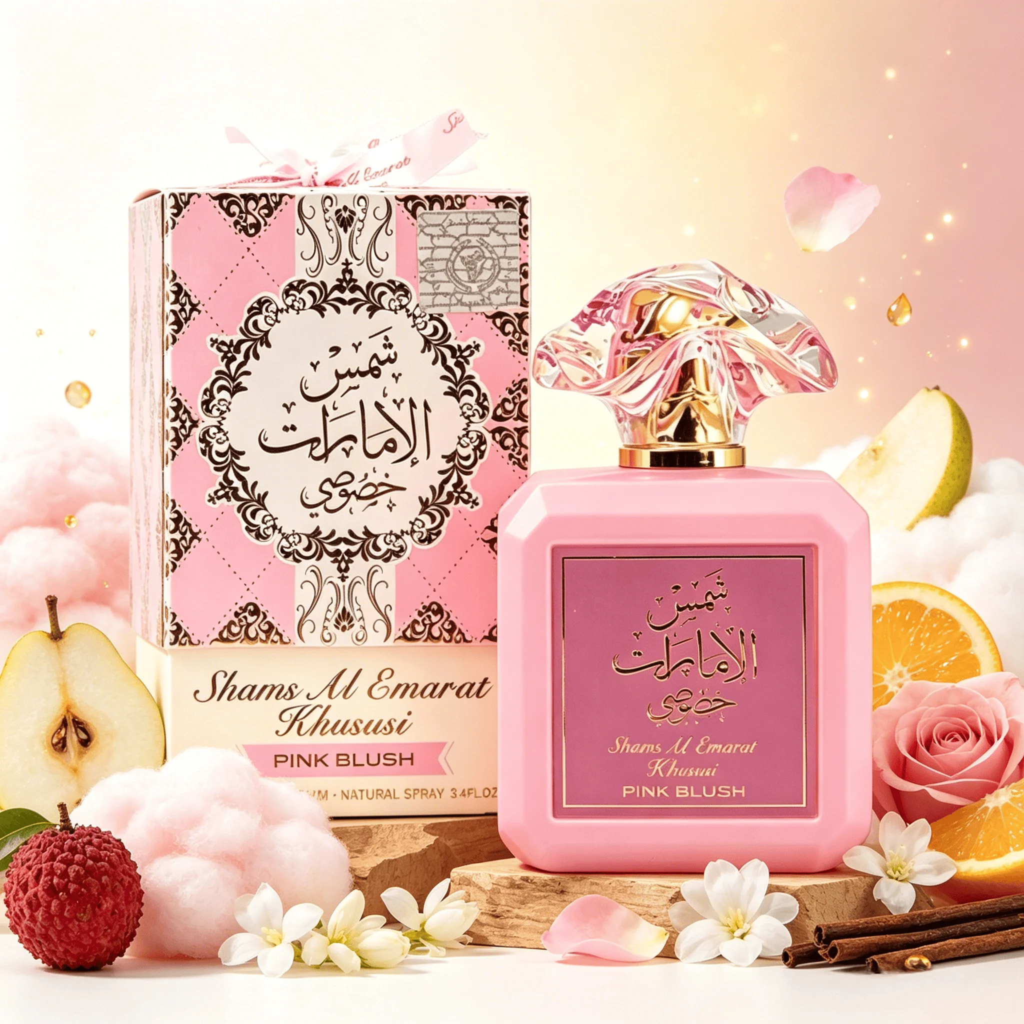 Ard Al Zaafaran Al Zaafaran Pink Powder Blusher Shams Al Emarat Khususi Eau De Parfum Women's Perfume EDP 3.4oz/100ml - Perfume Lasting Fragrance, Girlfriend Wife Mother Friend Birthday Party Anniversary Gift
Ard Al Zaafaran Al Zaafaran Pink Powder Blusher Shams Al Emarat Khususi Eau De Parfum Women's Perfume EDP 3.4oz/100ml - Perfume Lasting Fragrance, Girlfriend Wife Mother Friend Birthday Party Anniversary Gift