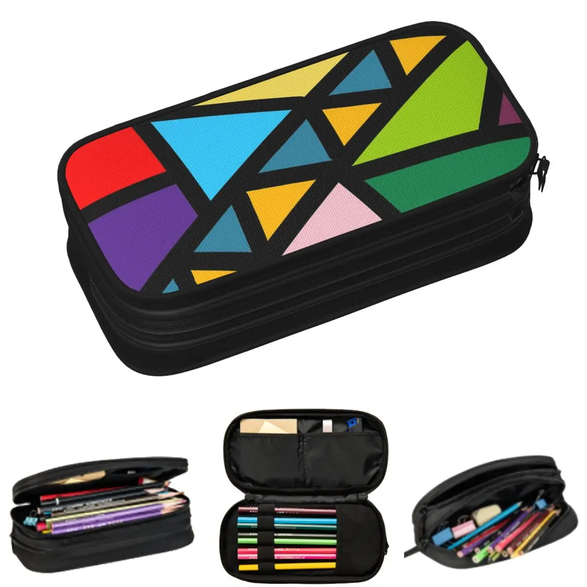 Красочные абстрактные геометрические пеналы с линиями для студентов, школьные пеналы-коробки, пеналы-косметички большой вместимости
Красочные абстрактные геометрические пеналы с линиями для студентов, школьные пеналы-коробки, пеналы-косметички большой вместимости