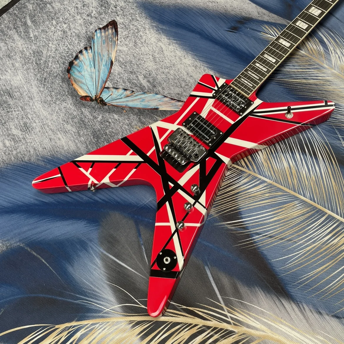 New 6-string fork electric guitar, square inlaid rosewood fingerboard with vibrato system guitars,fast-playing rock guitarra
New 6-string fork electric guitar, square inlaid rosewood fingerboard with vibrato system guitars,fast-playing rock guitarra