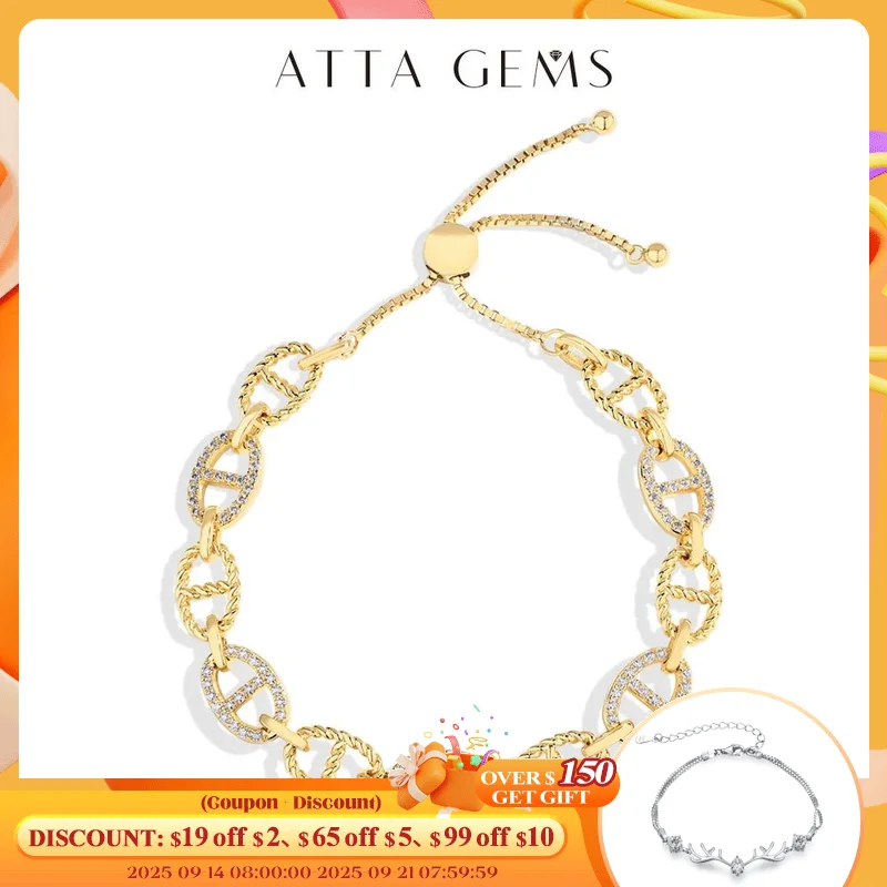 ATTAGEMS D VVS1 Color Moissanite Diamond Bracelet for Women Men 925 Sterling Silver Adjustable chain Sparkling Hand Fine Jewelry 
ATTAGEMS D VVS1 Color Moissanite Diamond Bracelet for Women Men 925 Sterling Silver Adjustable chain Sparkling Hand Fine Jewelry