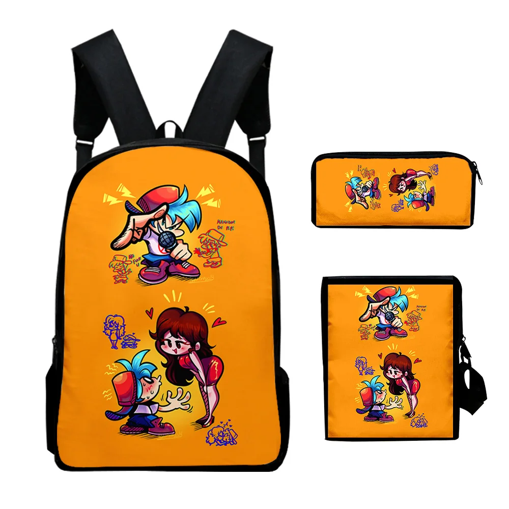 Harajuku Youthful Friday Night Funkin 3D Printed 3pcs/Set Student Travel bags Laptop Daypack Backpack Shoulder Bag Pencil Case
Harajuku Youthful Friday Night Funkin 3D Printed 3pcs/Set Student Travel bags Laptop Daypack Backpack Shoulder Bag Pencil Case