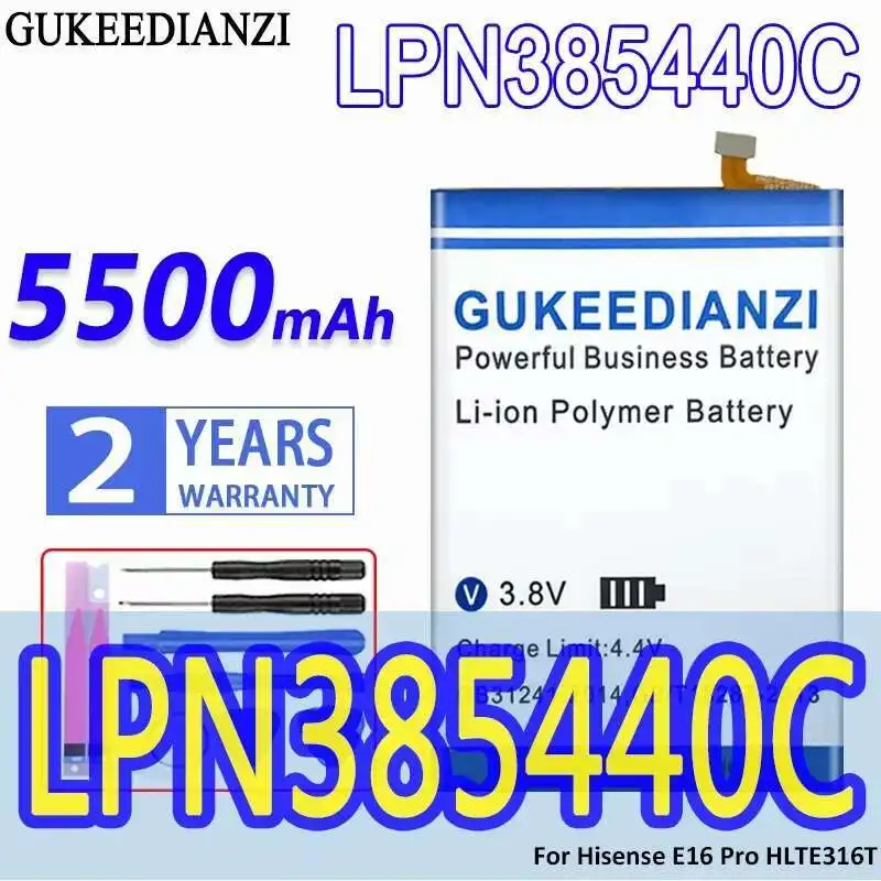 Mobile Phone Battery For Hisense E16 Pro E16Pro HLTE316T Durable High Performance LPN385440C 5500mAh
Mobile Phone Battery For Hisense E16 Pro E16Pro HLTE316T Durable High Performance LPN385440C 5500mAh