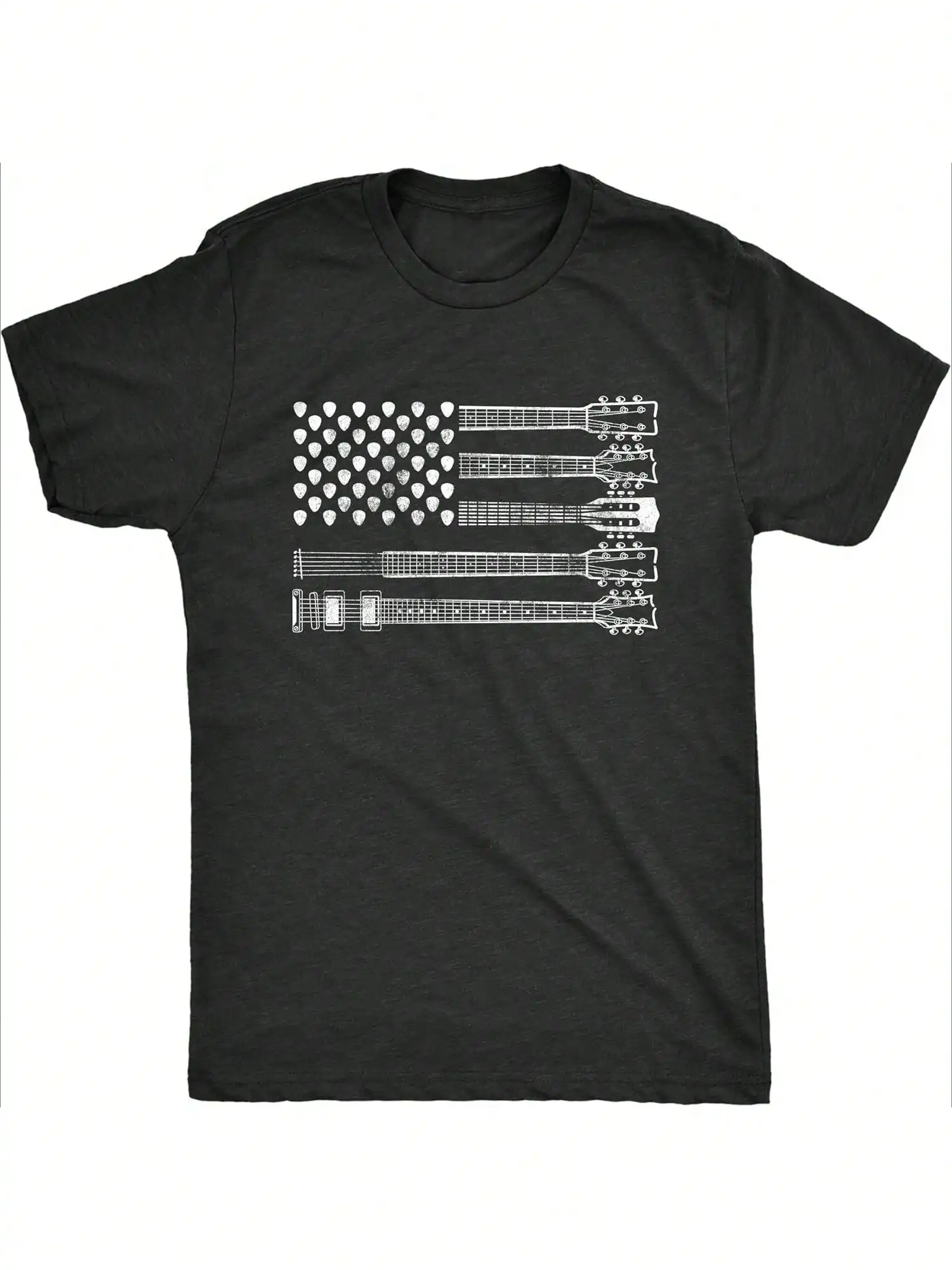 Guitar Flag Tshirt Cool Rock And Roll 4th Of July Musician Flag Novelty Tee YYQ 180g
Guitar Flag Tshirt Cool Rock And Roll 4th Of July Musician Flag Novelty Tee YYQ 180g