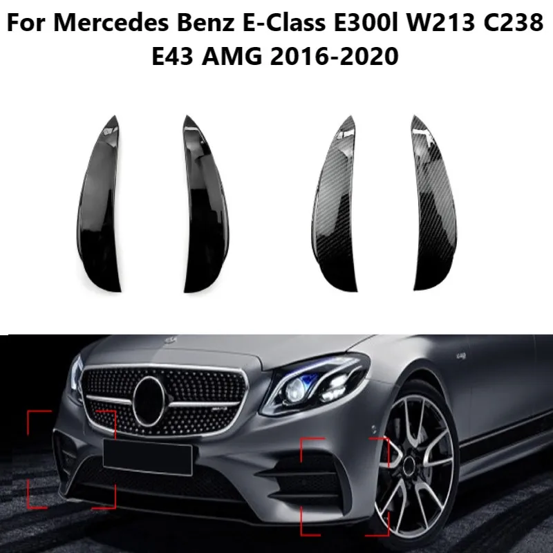 Front Bumper Spoiler Side Canard Splitter For Mercedes Benz E-Class AMG E300l W213 C238 E43 2016-2020 Car Accessories
Front Bumper Spoiler Side Canard Splitter For Mercedes Benz E-Class AMG E300l W213 C238 E43 2016-2020 Car Accessories