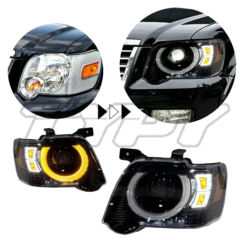 2ps New LED Head Lamp Upgrade Modified For Ford Explorer Headlight 2006-2010 Dynamic Signal Head Lamp Auto Accessories,for TYPY
2ps New LED Head Lamp Upgrade Modified For Ford Explorer Headlight 2006-2010 Dynamic Signal Head Lamp Auto Accessories,for TYPY