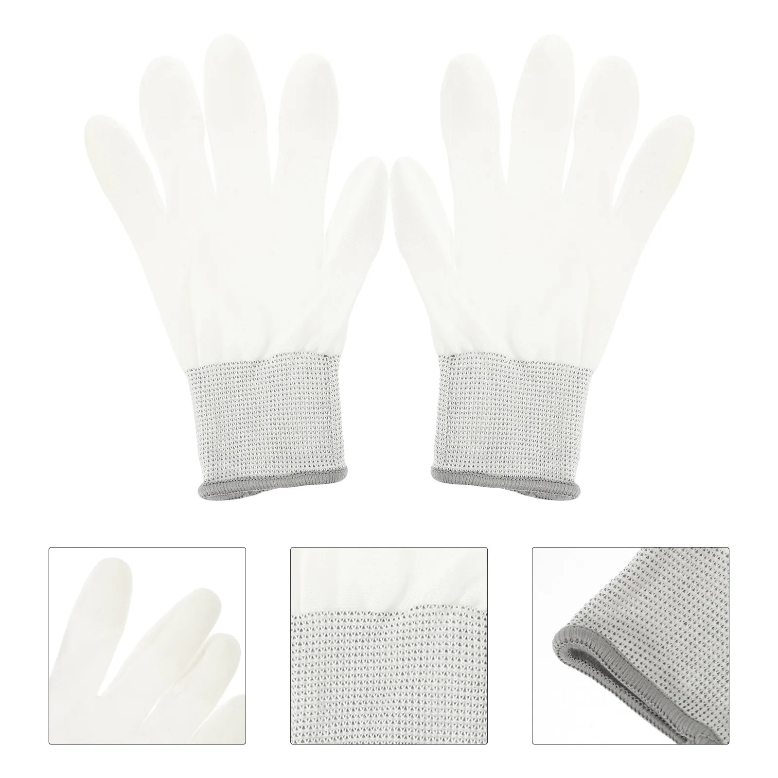 10 Pairs Pu Coated Finger Gloves Nylon Protective Work Mitten Anti-Static Non-S Labor Safety Gear For Construction Gardening
10 Pairs Pu Coated Finger Gloves Nylon Protective Work Mitten Anti-Static Non-S Labor Safety Gear For Construction Gardening