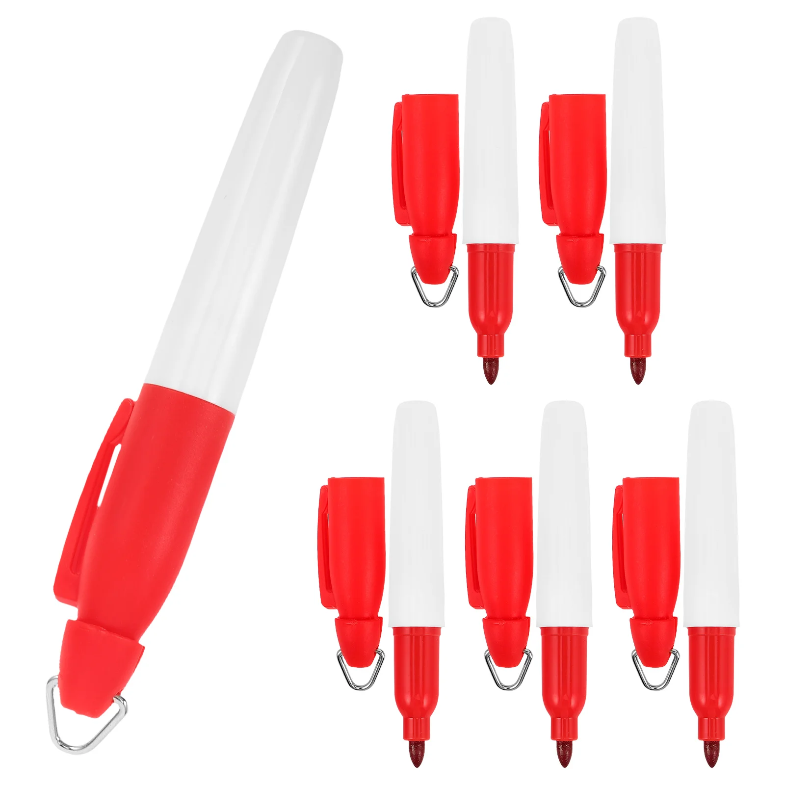 6 Golf Marker Pens Oil-Based Ink Fade Resistant Alignment Stencil Tools Keychain for Practice Competitions Golf Supplies
6 Golf Marker Pens Oil-Based Ink Fade Resistant Alignment Stencil Tools Keychain for Practice Competitions Golf Supplies