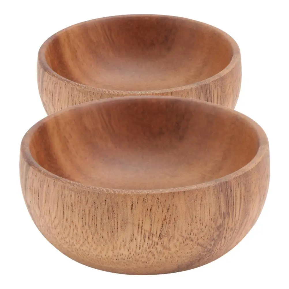 2 Pcs Wooden Plates Smooth Salad Mixing Bowl Home Hotel Kitchen Fruit Container Easy Clean Decorative Kitchen Bowls
2 Pcs Wooden Plates Smooth Salad Mixing Bowl Home Hotel Kitchen Fruit Container Easy Clean Decorative Kitchen Bowls