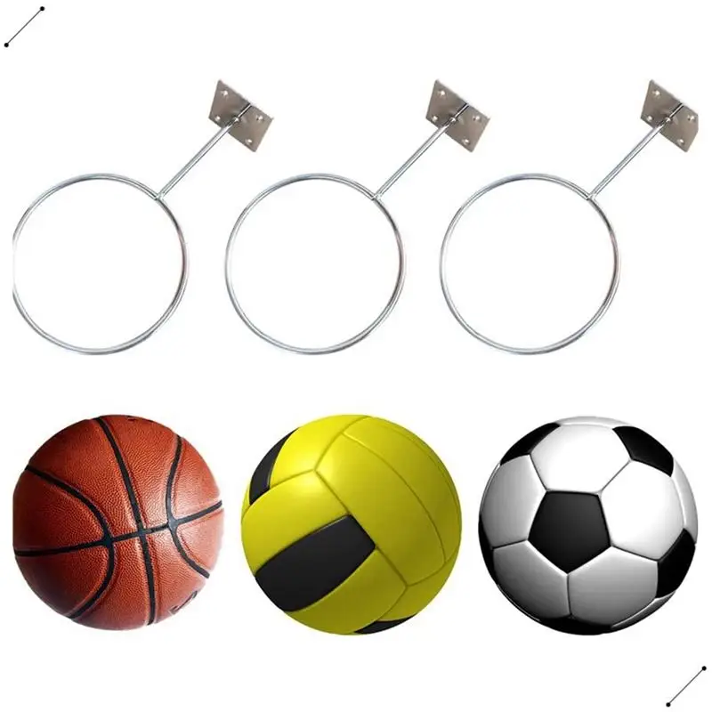 4 Pcs Wall Mount Sports Ball Holder Display For Medicine Ball, Basketballs, Volleyballs, Soccer Storage Rack
4 Pcs Wall Mount Sports Ball Holder Display For Medicine Ball, Basketballs, Volleyballs, Soccer Storage Rack